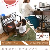デスク チェア 生活スタイルに合わせてハイとローの2段階で高さ調節が可能。A4ファイルや教科書が置ける収納棚付きだから、大人も子供も、仕事にも勉強にも多用途に使える机です。 新生活