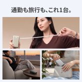 モバイルバッテリー 巻き取り式 ケーブル一体型 20000mAh 20W 3台同時充電 Type-Cケーブル内蔵 Type-C /USB-A出力 リール 伸縮ケーブル PD対応 残量表示 PSE認証済 機内持込可 旅行 出張 停電対策 防災グッズ