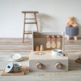 知育玩具 3歳 木製 ままごと フォルダブルクッカー キッチン おもちゃ 2色展開 ピンク ラテ 誕生日プレゼント 出産祝い 男の子 女の子