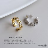 シルバー925 スクエアイヤーカフ 不規則 メタルイヤーカフ 幾何学 ゴールド シルバー ゴツゴツ キラキラ 片耳1点 レディース 女性 金属アレルギー対応フェイクピアス ノンホール イヤリング