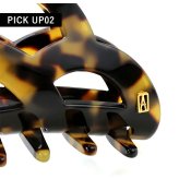 アレクサンドル ドゥ パリ ヘアクリップ レディース ブランド ALEXANDRE DE PARIS クラシックLクリップ ACCL-9359-02-W べっ甲