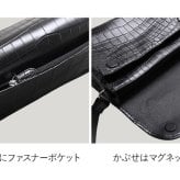 ショルダーバッグ ナイルクロコダイル レディース センター取り マット加工 ブラック 黒 通勤 旅行 本革 鰐革 肩掛け 斜め掛け ギフト プレゼント 4FA (06002021r)