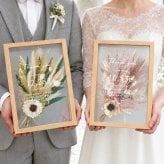 子育て感謝状 ドライフラワーフレーム　メルシーブーケ 単品☆ 【結婚式】【両親プレゼント】【両親贈呈品】【ウェルカムボード】【ドライフラワー】【メッセージカード無料】 
