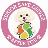 カーサイン 高齢者マーク SENIOR SAFE DRIVER マルプー ステッカー シール 直径13cm 肉球 日本製 車