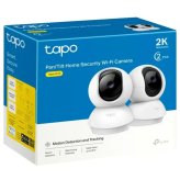 Tapo C210P2 ネットワークカメラ 屋内用 2個セット 300万画素 見守りカメラ ペットカメラ ベビーモニター 防犯カメラ 留守番 犬 猫 赤ちゃん泣き声 スマホ連動 自動追尾 360度 (水平360°/垂直114°) 首振り microSD対応 旅行 帰省