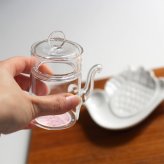 BOSILICA ミニ汁次 S 30ml[醤油さし 液だれしない おしゃれ 醤油差し 食卓 醤油入れ ミルク入れ カフェ ミルクポット ミルクピッチャー 小さい ミニ 型 かわいい ガラス 透明 デザイン クラフトユー] 即納