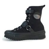 コンバース CONVERSE スニーカー 厚底 メンズ レディース ハイカット シャークソール ST Z SHIN-HI ブラック/ブラック ALL STAR SHARKSOLE ST Z SHIN-HI