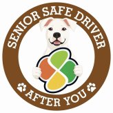 カーサイン 高齢者マーク SENIOR SAFE DRIVER ドゴアルヘンティーノ ステッカー シール 直径13cm 肉球 日本製 車