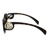 グッチ GUCCI サングラス グローバルフィット アイウェア UVカット フォックス キャットアイ GG1691S-002 メンズ レディース ユニセックス ハバナ+ブラウン 国内正規品