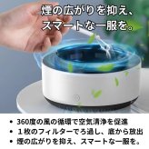 自動消火 灰皿 AS-08 タイマー停止機能付き スマート灰皿 グレー 電池式 卓上灰皿 喫煙 マナー 煙 拡散防止 軽量 コンパクト 景品 ノベルティ プレゼント ゴルフコンペ 参加賞 記念品 便利ガジェット 面白ギフト ズボラ 切り忘れ防止 簡易清浄機【3台限定】数量選べます