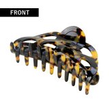 アレクサンドル ドゥ パリ ヘアクリップ レディース ブランド ALEXANDRE DE PARIS クラシックLクリップ ACCL-9359-02-W べっ甲
