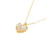 【無料ラッピング】  ヨンドシー 4℃ EAU DOUCE４℃ K10イエローゴールド ネックレス ホワイトトパーズ ブランド 正規品 新品 ギフト プレゼント 人気 おすすめ 誕生日 記念日 クリスマス 送料無料
