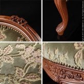イタリア 家具 ヨーロピアン ヴェローナクラシック ダイニングチェア-金華山  猫脚 椅子 ヨーロッパ家具 クラシック 輸入家具 アンティーク風 イタリア製 ブラウン おしゃれ 高級感 エレガント 木製 天然木 リモート テレワーク 在宅