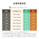 ラグ カーペット 【30枚組】タイル 置くだけ 滑り止め グリップタイル セットあり ペット 子供 キズ防止 滑りにくい 自分でカットできる 洗える フリーカット 敷き詰め 厚手 オールシーズン 春夏秋冬用 約40×40cm 新生活