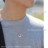 ゴールド ネックレス ハワイアンジュエリー ネックレス ゴールド ペアネックレス 2本セット 刻印 無料 誕生石入れ可 14K K14ゴールド K10カットあずきチェーン太さ0.9mm 2本セット BY THE SEA バイザシー カップル 夫婦 プレゼント ハロウィン 【品番：CG-GP120P-228SDC4】
