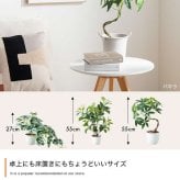 【高さ27cm】光触媒人工観葉植物 モンステラ 幅35cm×奥行45cm×高さ27cm コンパクト 天然木 お部屋に気軽に飾れて空間を美しく彩るフェイクグリーン 本物の植物のようなリアルな質感とインテリアに馴染む風合いが魅力です