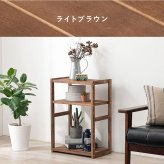 ラック オープンシェルフ 木製 幅45cm 3段 シンプル リビング おしゃれ 北欧 収納棚 棚 出窓 台所 キッチン ランドリー 洗面所 ディスプレイ マルチ収納 ファックス台 電話台 スリム 省スペース フリー ホワイトウォッシュ 新生活