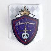 ディズニー ツイステッドワンダーランド ダイカットクリップ ポムフィオーレ寮 ツイステ クリップ 文具 ダイカット  クリア グッズ