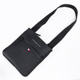 高品質ヨーロッパ輸入モデル トミーヒルフィガー TOMMY HILFIGER ショルダーバッグ メンズ ESSENTIAL PU CROSSOVER ブラック AM0AM09506 BDS BLACK 送別会 誕生日 結婚祝い 結婚式 彼氏 息子 夫 男性 名刺入れ 高級 父の日 母の日 即日発送