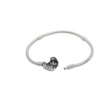 パンドラ PANDORA Moments Heart & Snake Chain Bracelet アクセサリーブレスレット 594594c00-16(590719-16) レディースシルバー
