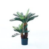 観葉植物 造花 ソテツ BROWN 全高約86cm 中型 フェイクグリーン 本物そっくり おしゃれ インテリア 人工観葉植物 アーティフィシャルグリーン オフィス 店舗 ホテル 開店祝い 室内 蘇鉄 フェイク