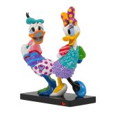 ロメロ ブリット Romero Britto ディズニー バイ ブリット Disney by Britto デイジー＆ドナルド イン ラブ 置物 フィギュア 人形 6020360 ドナルドダック インテリア