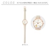 スヌーピー 腕時計 PNT048 通販 field work リストウォッチ アナログ腕時計 スリムベルトウォッチ 日本製ムーブメント 合皮ベルト PU 革ベルト おしゃれ かわいい キャラクター 通勤 通学 高校生 中学生 フィールドワーク レディース腕時計