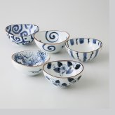 染工房楕円小鉢揃 磁器 美濃焼 やきものの里から、暮らしを贈ります。　ギフト 食器 セット テーブルウェア