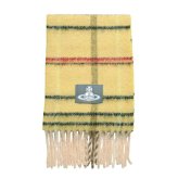 ヴィヴィアンウエストウッド VIVIENNE WESTWOOD CHUNKY CHECK マフラー 8103014F-W01MO-E401 ユニセックス イエロー チェック マフラー