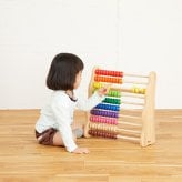 知育玩具 木製そろばん レインボーアバカス 10段のカラフルおもちゃ 3歳 木製 男の子 女の子