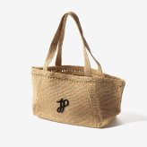 パトゥ PATOU TRAPEZE TOTE BAG GM ラフィア パトゥ ロゴ トラペーズ トート ラージ AC0920215 トートバッグ レディース バッグ