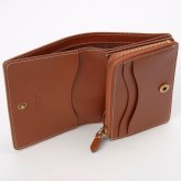 ベリーズヨーク　BELLIES YORK　コンパクト財布　二つ折り財布　BYTM1916BR　ブラウン　茶色　ベジタブルタンニン　イタリアンレザー　牛革　”エイジングを楽しむ革小物”