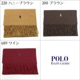 POLO RALPH LAUREN ポロ ラルフローレン マフラー【26AW】 PC0476  レディース メンズ ブランド マフラー/ストール/ブランドマフラー/ウール100%/ワンポイント/クリスマス/プレゼント/ギフト/お誕生日/成人祝い 送料無料【ラッピング無料】