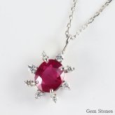 上質 ルビー 1.121ct ダイヤモンド 0.11ct ネックレス ペンダント プラチナ Pt900 850 ルビーネックレス 一粒 レディース シンプル 可愛い 赤 レッド  Drops