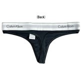 カルバンクライン Calvin Klein(CK) ブラ&ショーツ Tバック セット ノンワイヤー ロゴ 無地 下着 アンダーウェア QP3561O+F3786 レディース ブラック