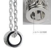 ハワイアンジュエリー ネックレス シルバー バレル ペアネックレス 2本セット 誕生石入れ可 サイドライン チューブ シルバー925 大人 友達 シンプル 長さ選べる カップル 夫婦 プレゼント ハロウィン 【品番：CG-SP3263P】