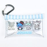 サンリオ JOCHUM(ジェオチャム) クリアマルチケース(S) ブルー ジャンプ！スキップ！ ポーチ Sanrio