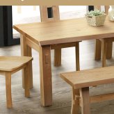 ダイニング家具 ダイニングテーブル 5点セット ダイニング テーブル タモ長方形 幅 180cm オーク材 無垢材 木製 天然木 天板 一枚板 食卓 ナチュラル 食卓椅子 シンプル モダン おしゃれ