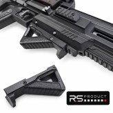【2026年 改良モデル】 ハボック フォアグリップ カーボン製 PLA 20mmレール 対応 全長129mm タクティカル 強化タイプ ３Dパーツ ガンパーツ カスタム アクセサリー GUN-FG2