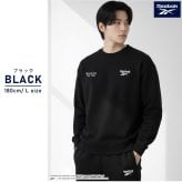 Reebok リーボック スウェット 上下 セット セットアップ メンズ レディース 裏起毛 あったか 保温 ゆったり 秋冬 スポーツウェア 部屋着 ルームウェア ストリート カジュアル ワンポイントロゴ 韓国風 黒 白 ブランド スポーティ 2026fw karlas別注