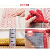 ラグ カーペット インド綿 テラ 約63×170cm ふっくら 厚手 防音 ボンディング マット