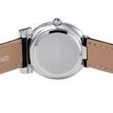 フェラガモ 腕時計 レディース ガンチーニ ツイステッド 1本限り シルバー ブラック レザー 32mm FERRAGAMO GANCINI TWISTED スイス製 サファイアガラス プレゼント ギフト 成人 卒業 入学