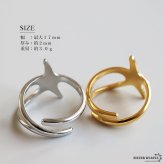 ステンレス ヒトデリング スターリング 海星 シンプル ゴールド 18K GP シルバー フリーサイズ レディース 女性 指輪 金属アレルギー対応