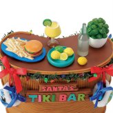 Santa's Tiki Bar 33cm | サンタ サンタクロース 人形 置物 フィギュア クリスマス ホリデー Possible Dreams 正規輸入品