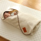 プリエール オーガニックコットン 「ソレイユ」 おくるみ | 85×85cm  ベビーケット ベビー毛布 毛布 綿毛布 おくるみ アフガン お昼寝 ベビー 赤ちゃん 新生児 防寒 日本製 綿100% コットン オーガニック 厚手 秋冬 秋 冬 お昼寝 出産  退院 保育園 出産祝い その他ベビー用寝具・ベッド