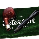 ピーターソン パイプ キルデア 3085 シルバーマウント Pリップ スターリングシルバー パイプ本体 Peterson ファセット 喫煙具 ブラウン アイルランド 高級 おしゃれ かっこいい タバコ メンズ ギフト プレゼント