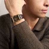 フォッシル FOSSIL 腕時計 メンズ CARRAWAY アナログ 自動巻き ブラウン クロコレザーウォッチ ME3281【2026 新作】