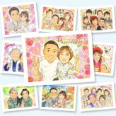 結婚式の記念に、似顔絵ギフトのサプライズを贈りませんか。初めての似顔絵注文でも安心です。 プレゼント 似顔絵 結婚祝い 贈り物 名入れ 手描き ギフト 結婚式 記念 婚礼 ウェディング ブライダル カップル 両親 新婦 新郎 名入れ 修正無料 下書き確認 一生もの 似てる 宝物 実績多数 結婚式 思い出 一生もの ウェディング イラスト サプライズ 卒寿祝い 闘病中の方への励まし お祝いの品