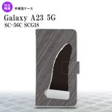 Galaxy A23 GalaxyA23 手帳型スマホケース カバー 破れデザイン 黒 2022年 10月発売 nk-004s-a23-dr289