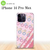 iPhone14 ProMax iPhone14 Pro Max スマホケース 背面ケース ハードケース 丸 ピンク 2022年 9月発売 nk-i14pm-1664